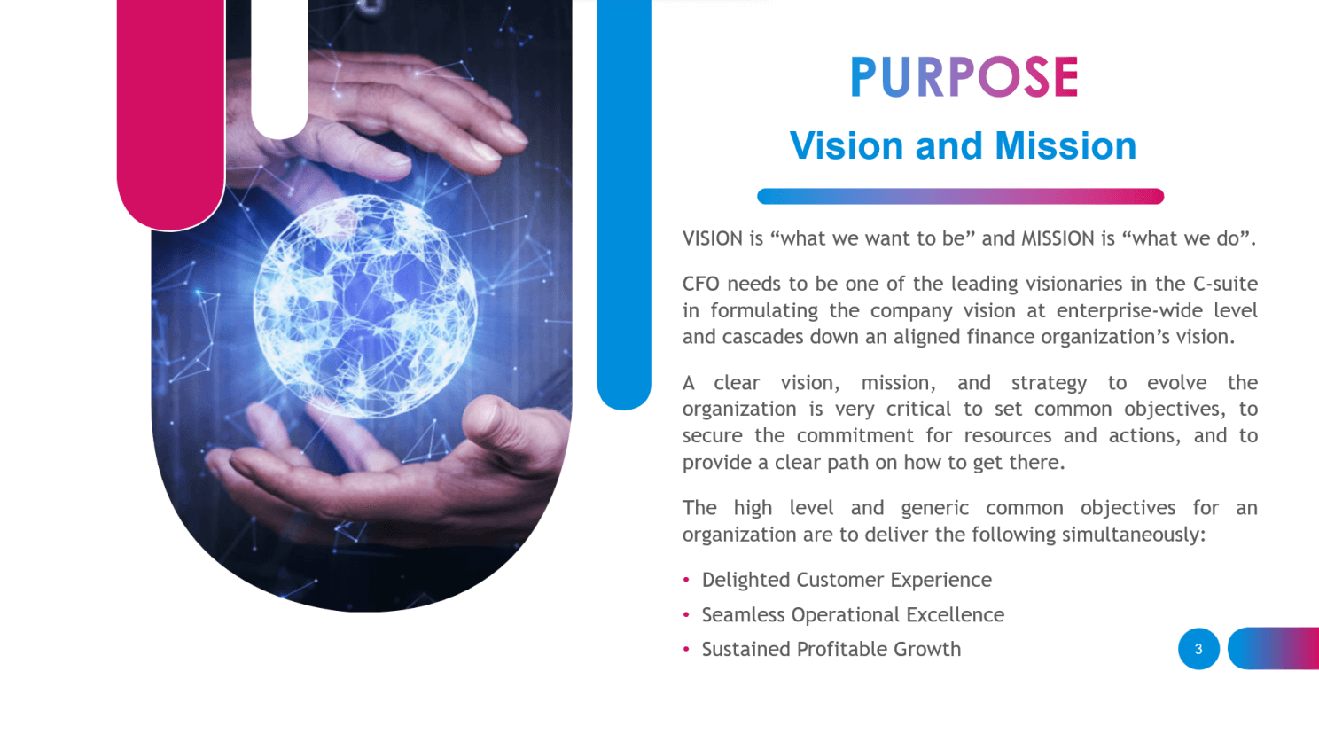 Purpose: vision and mission - slide image 
