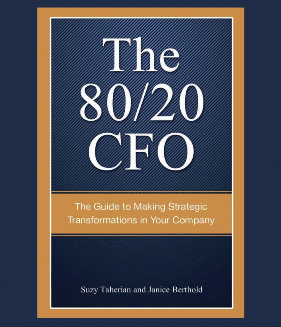 The 80/20 CFO - cover image - best CFO books