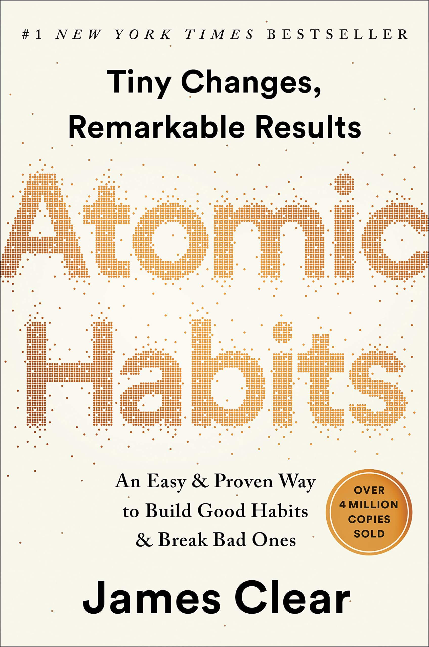 Atomic Habits - cover image - great books for CFOs