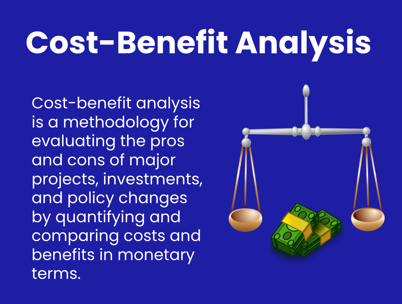 Cost-benefit analysis definition