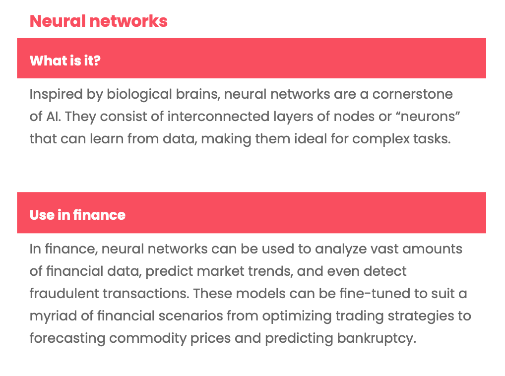 AI for FP&A - neural networks