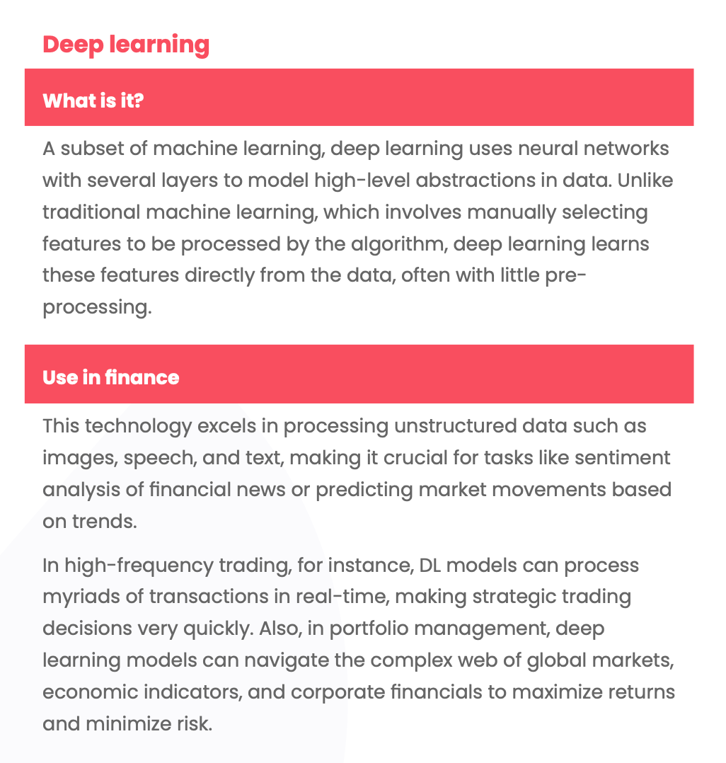 AI for FP&A - deep learning