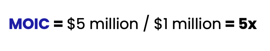 MOIC calculation example