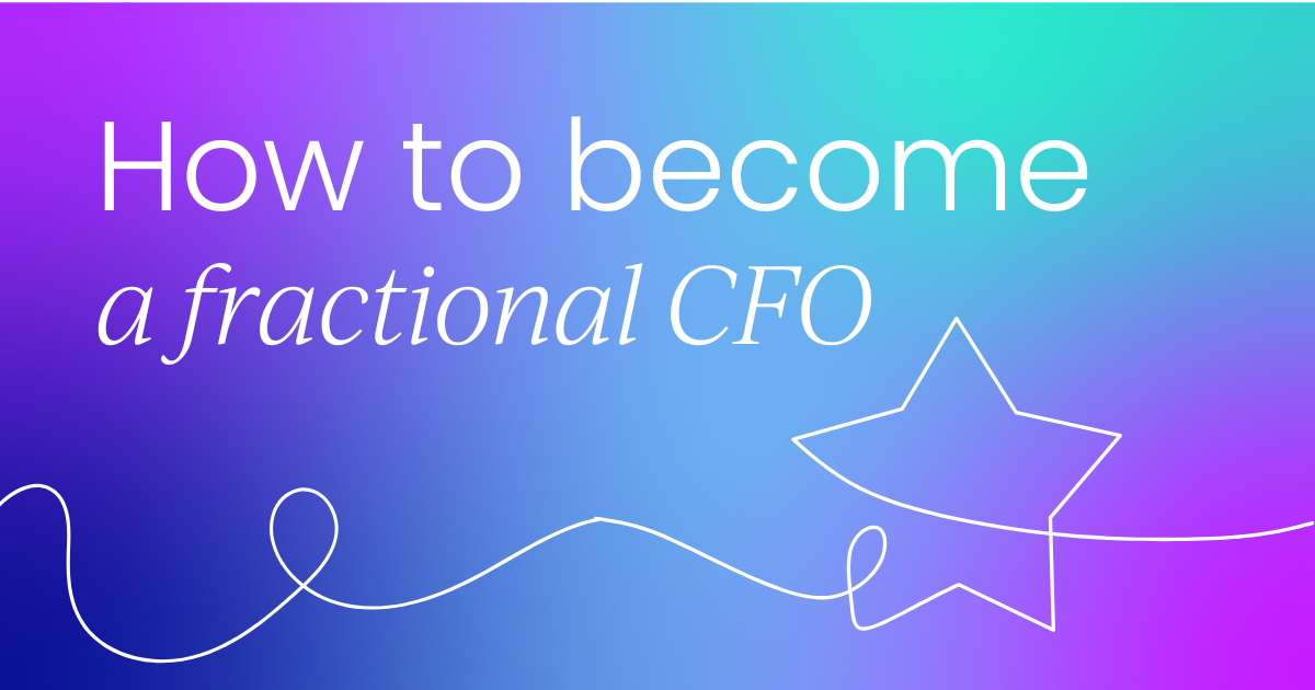 How to become a  fractional CFO