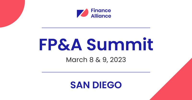 FP&A Summit | San Diego | March 8-9 2023