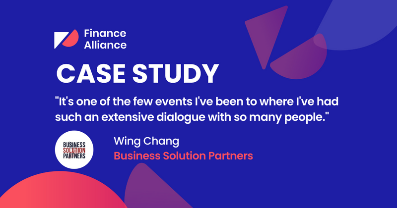 "It's one of the few events I've been to where I've had extensive dialogue with so many people." - Wing Chang