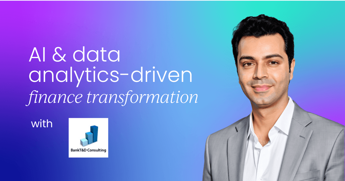 AI and data analytics-driven finance transformation