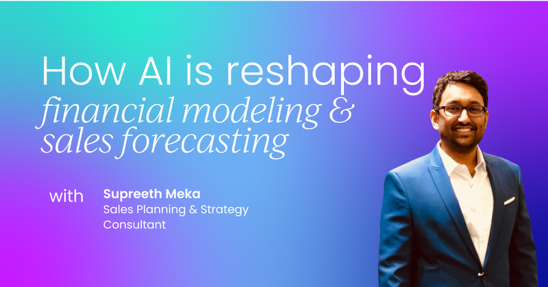 How AI is transforming financial modeling & sales forecasting in enterprise tech